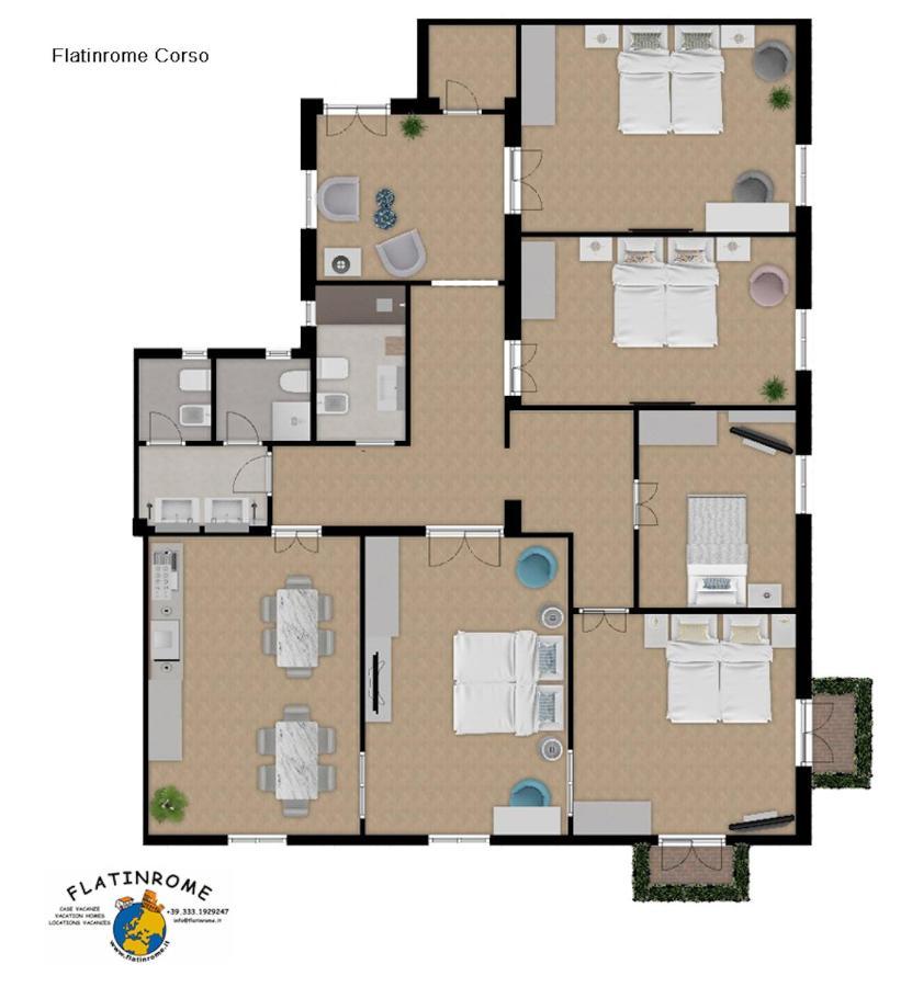 Appartamento "Corso - Cuore Di Roma" By Flatin罗马 外观 照片